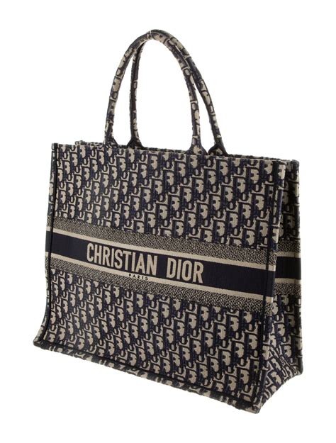 blue and white christian dior bag|christian dior tote bag clearance.